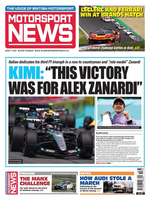 Cover image for Motorsport News
